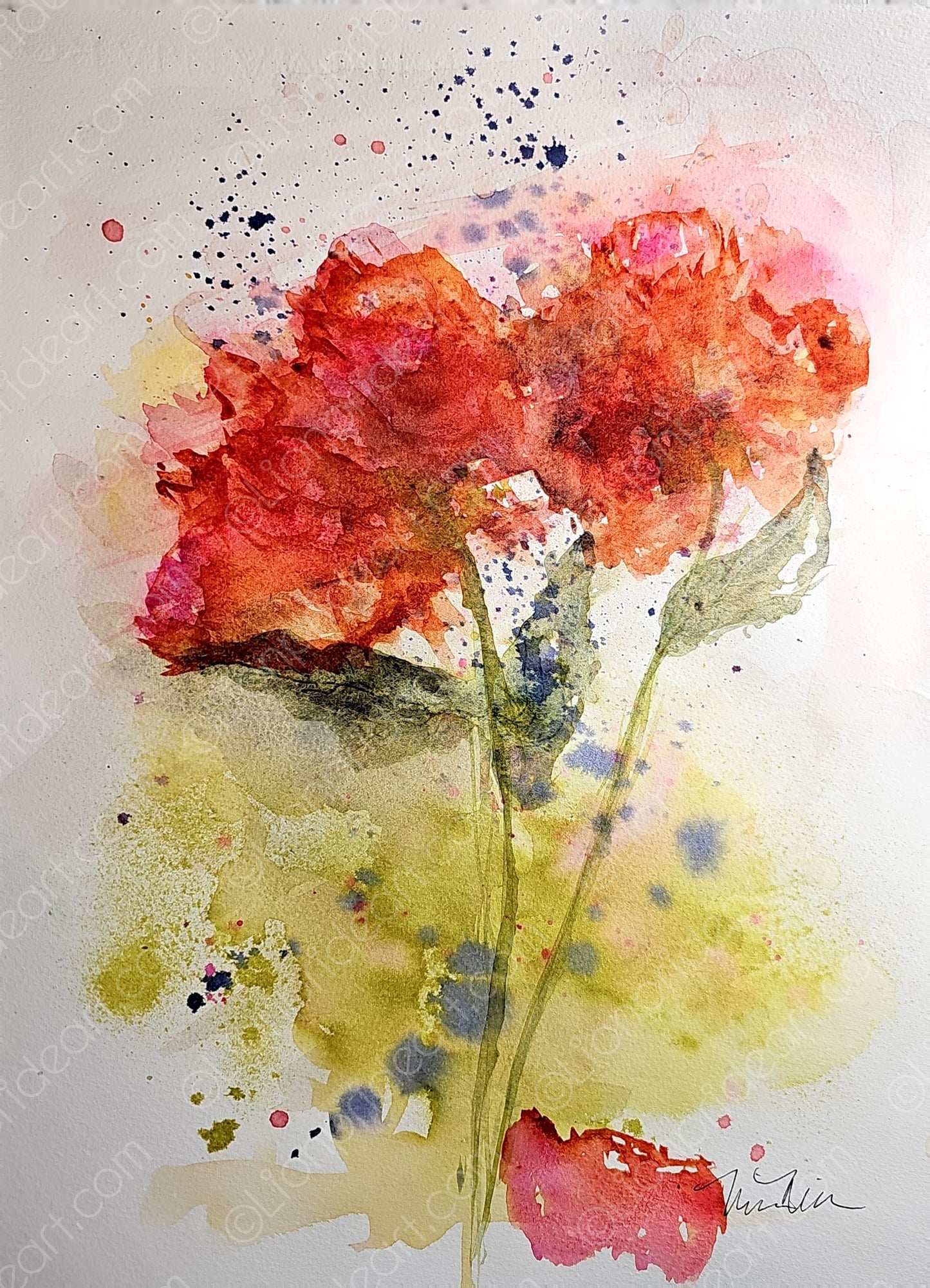 COLOR ME FLOWERED - Lion Pride Art & Watercolors