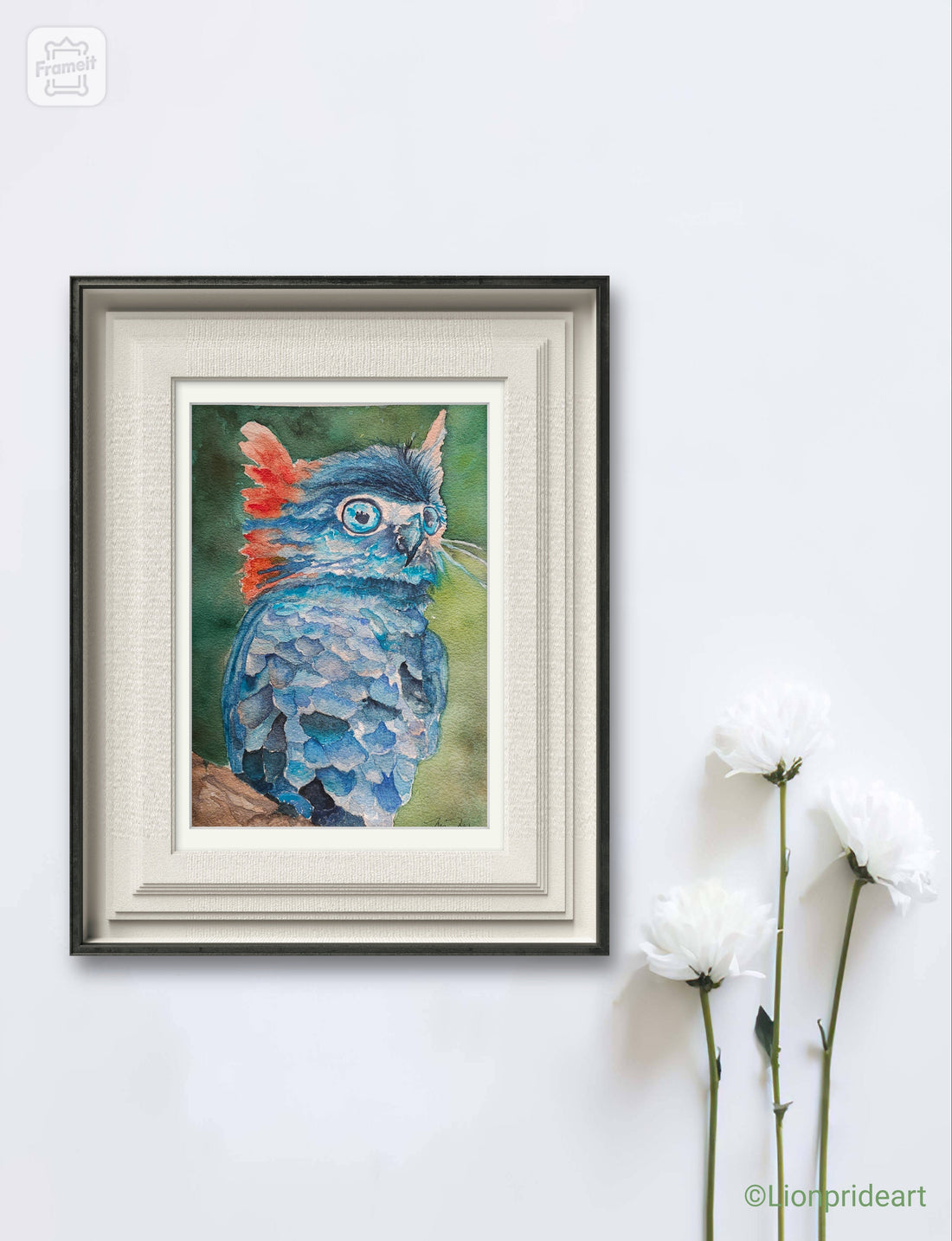 IS MY PURCHASED ART ARRIVING FRAMED? - Lion Pride Art & Watercolors