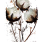 COTTON BLOSSOMS N°5 - Lion Pride Art & Watercolors