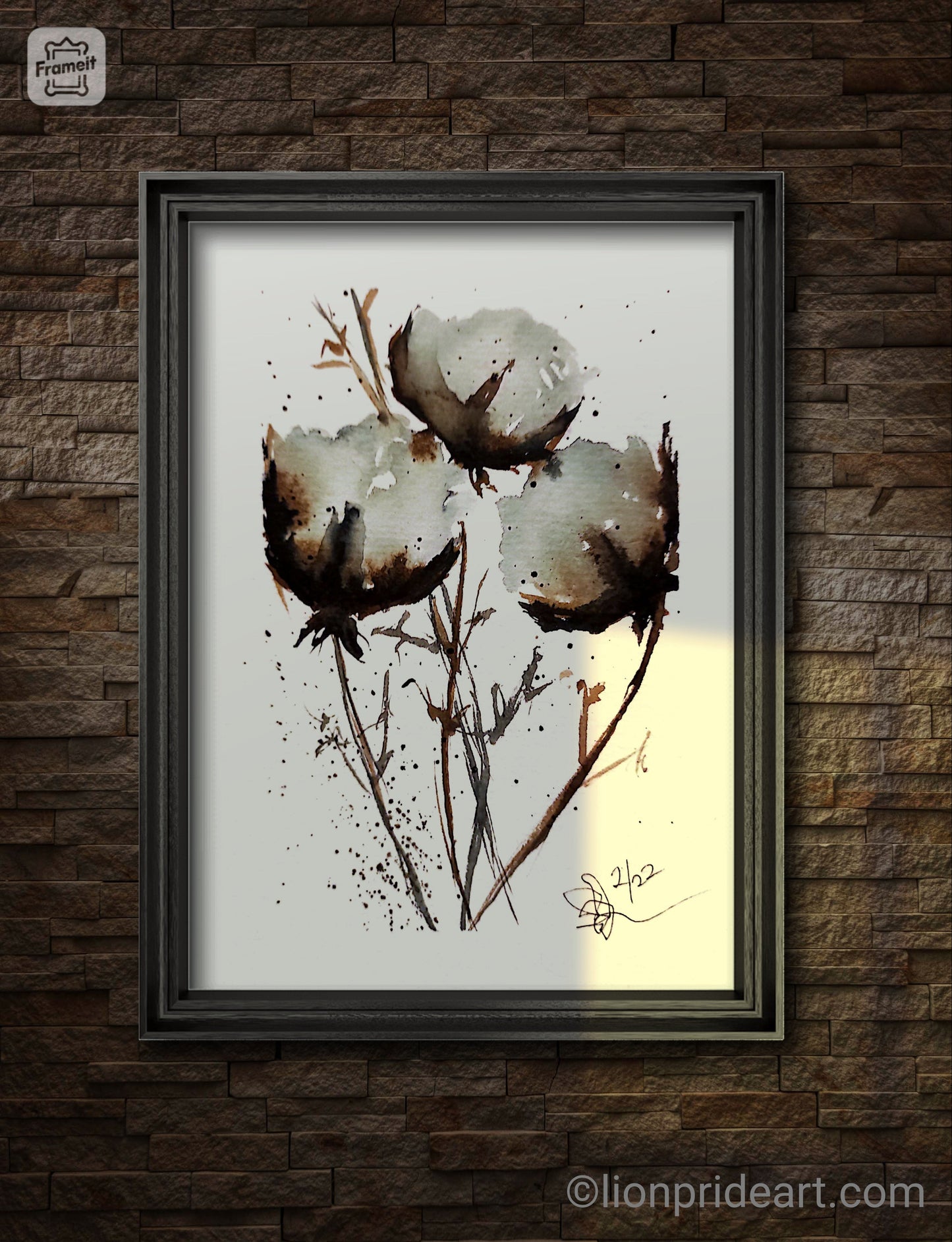 COTTON BLOSSOMS N°5 - Lion Pride Art & Watercolors