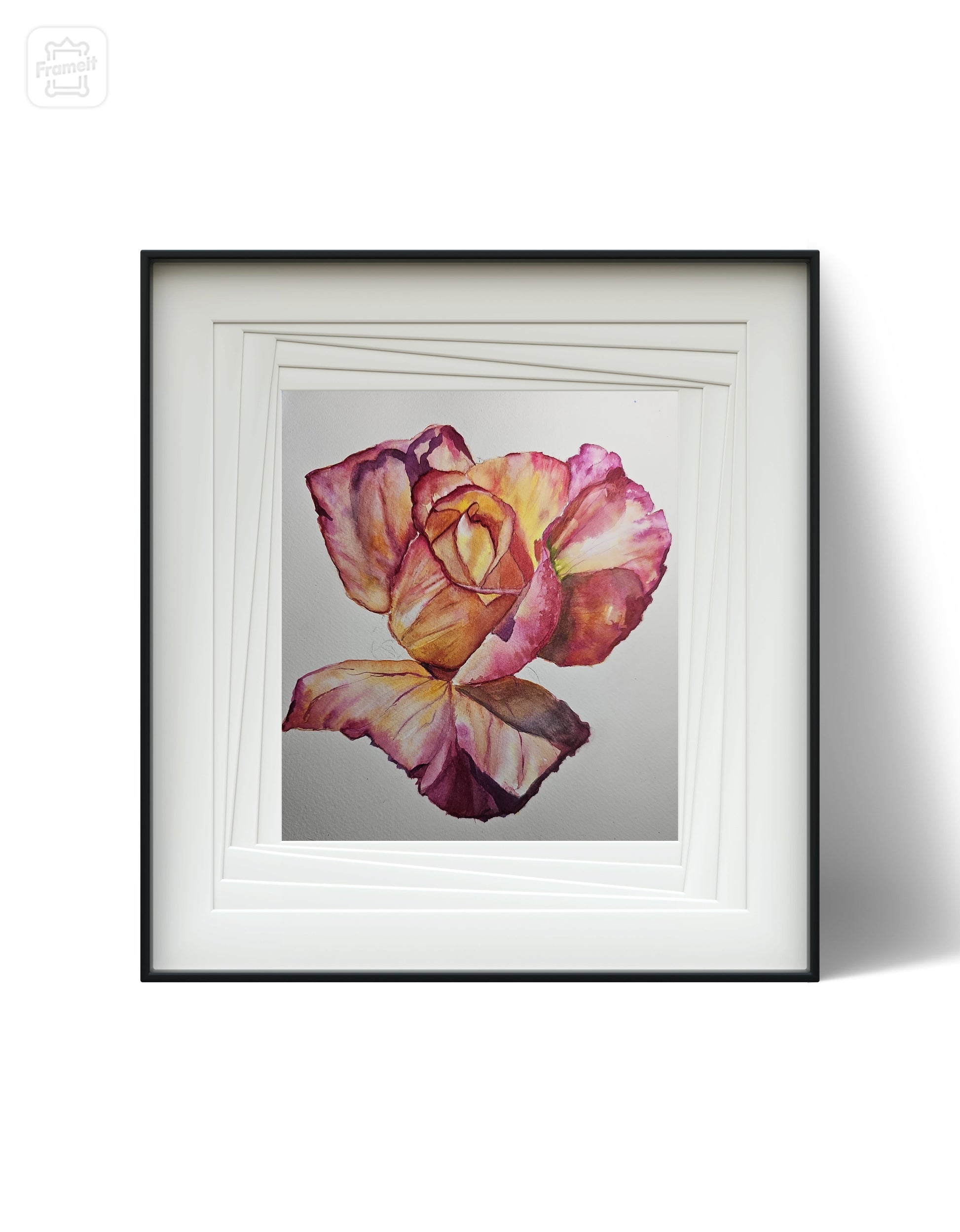 SOFT BUDDING ROSE - Lion Pride Art & Watercolors