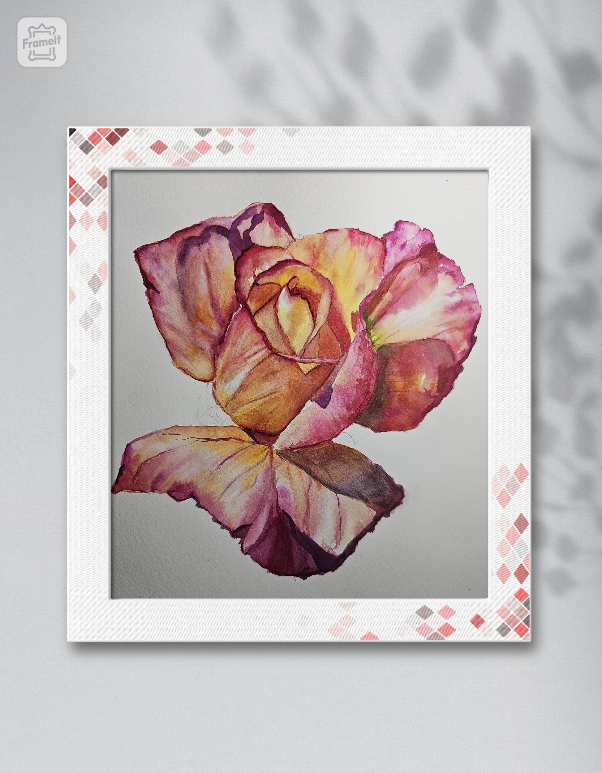 SOFT BUDDING ROSE - Lion Pride Art & Watercolors